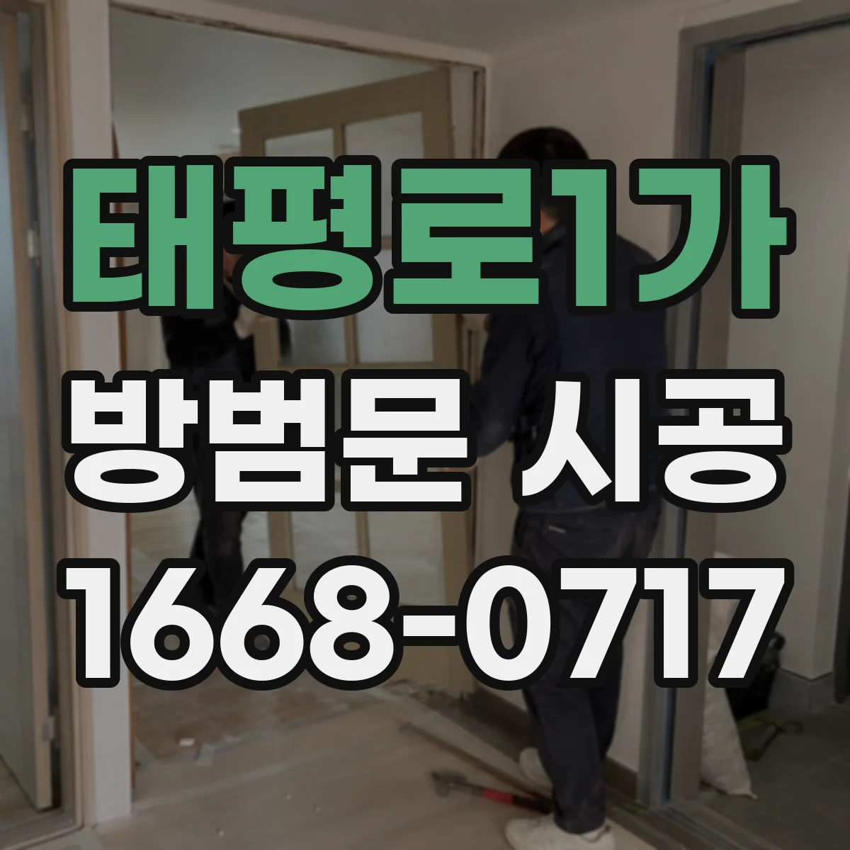 태평로1가 방범문 시공
