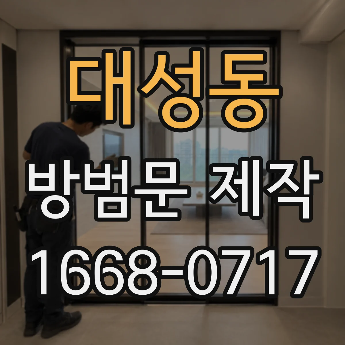대성동 방범문 제작