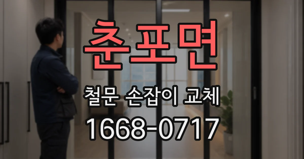 춘포면 철문 손잡이 교체