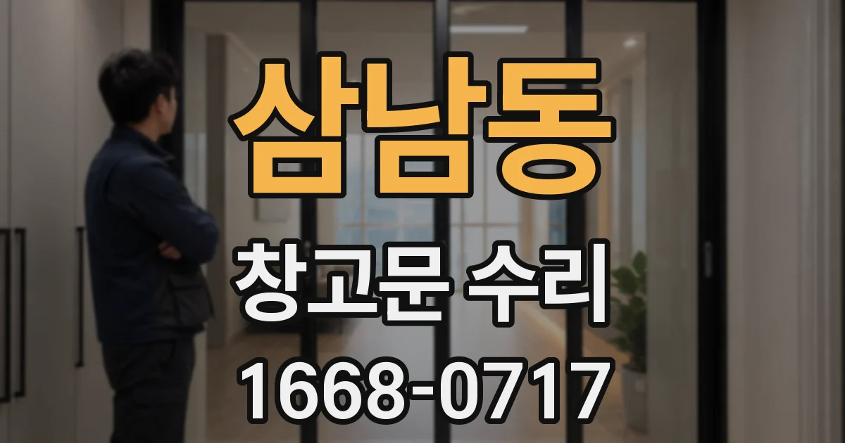 삼남동 창고문 수리