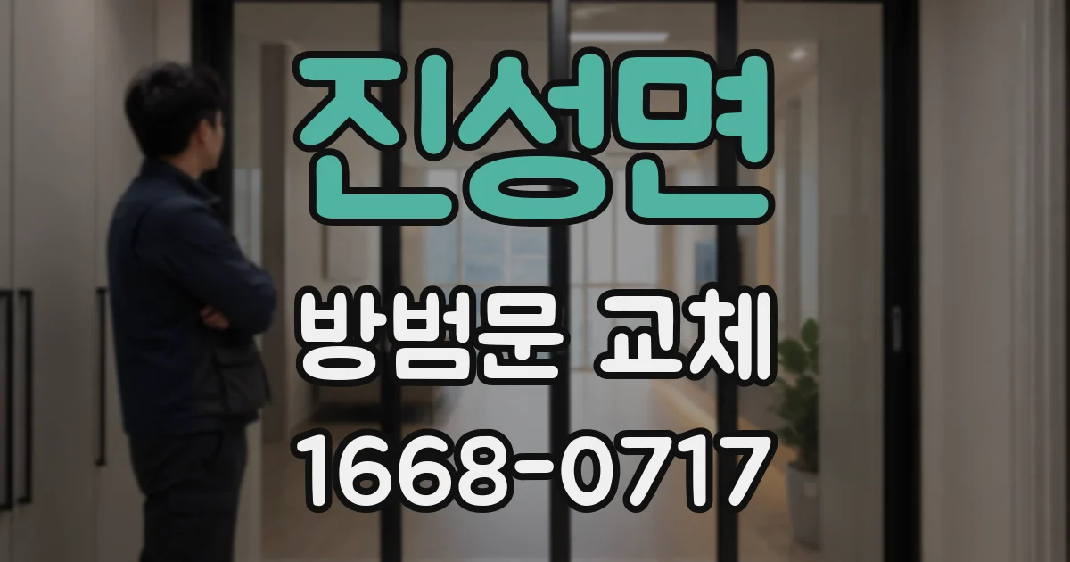 진성면 방범문 교체