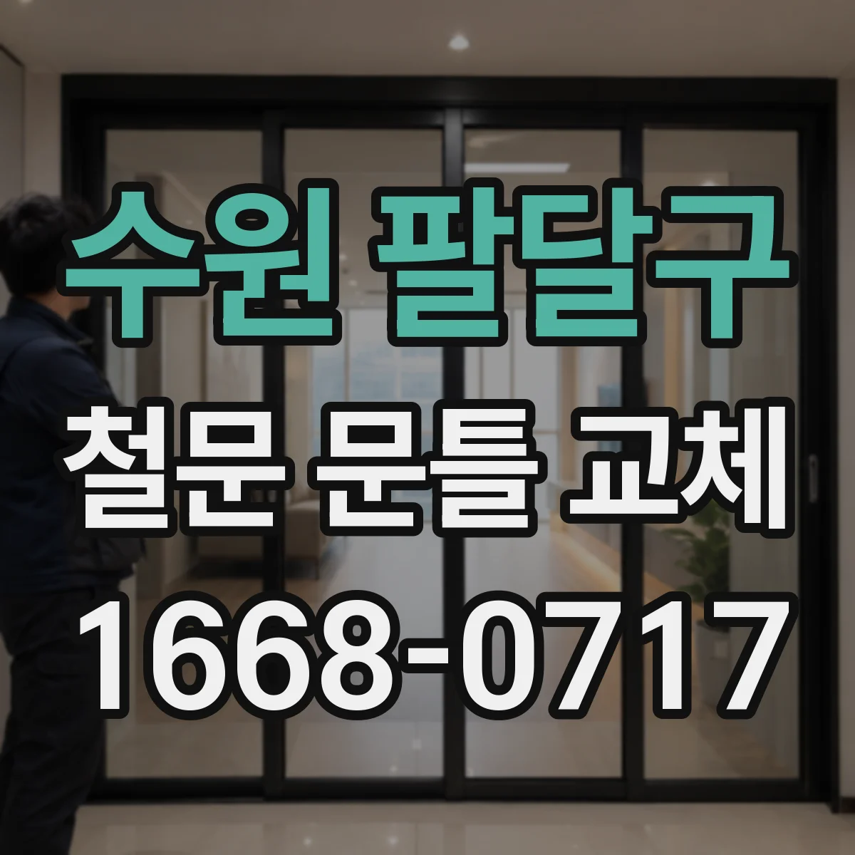 수원 팔달구 철문 문틀 교체