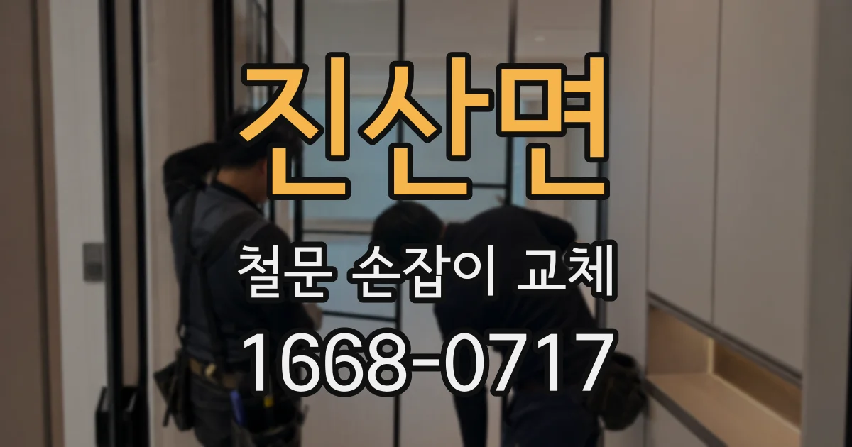 진산면 철문 손잡이 교체