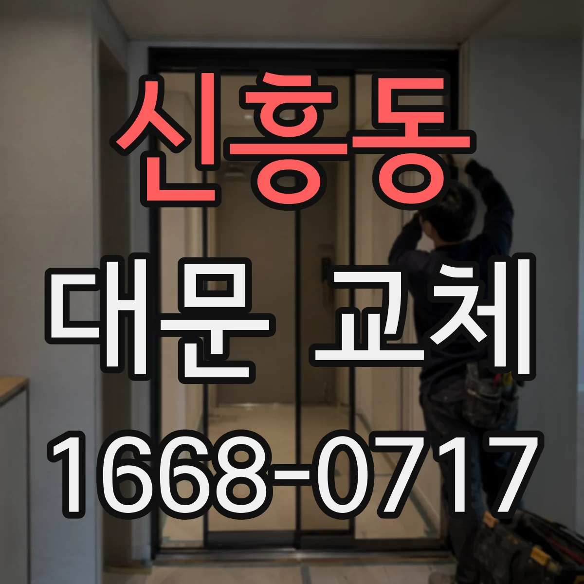 신흥동 대문 교체