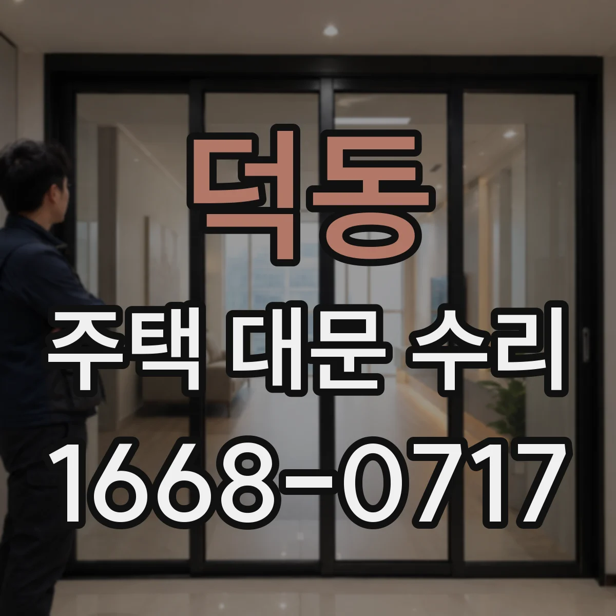 덕동 주택 대문 수리