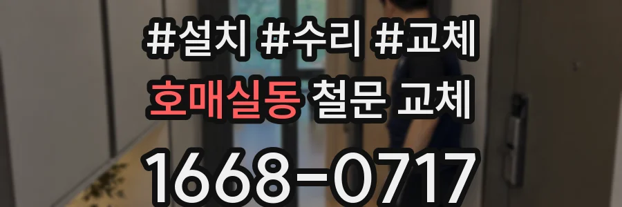 호매실동 철문 교체