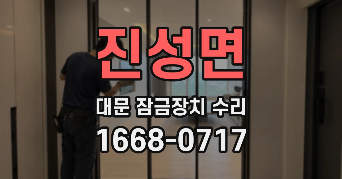 진성면 대문 잠금장치 수리