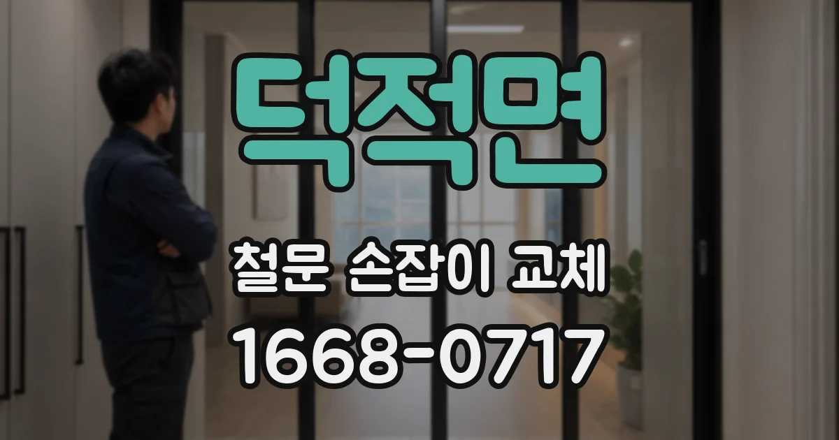 덕적면 철문 손잡이 교체