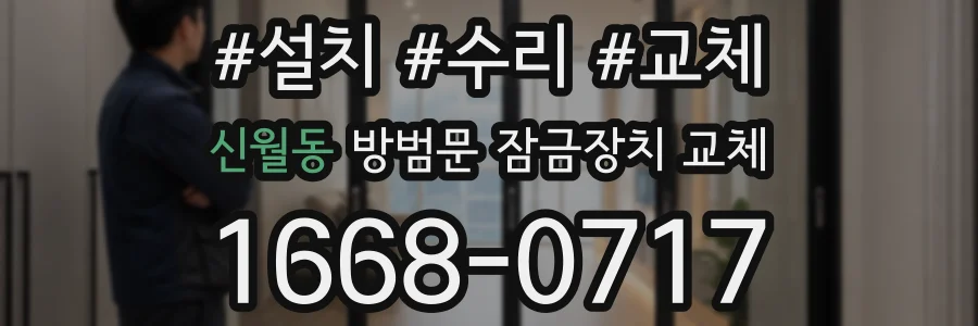 신월동 방범문 잠금장치 교체