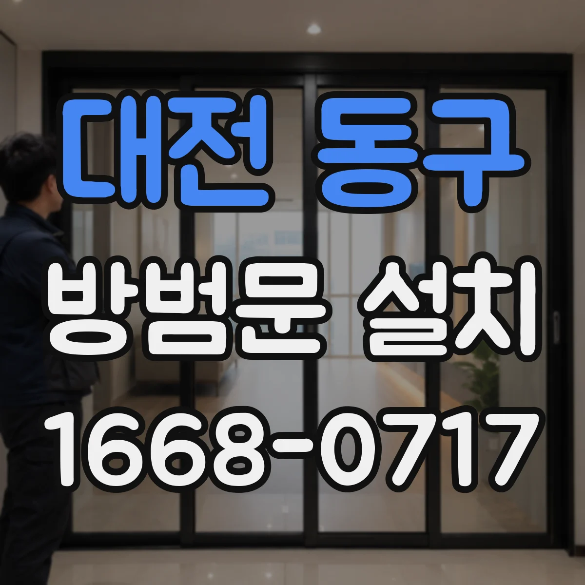 대전 동구 방범문 설치