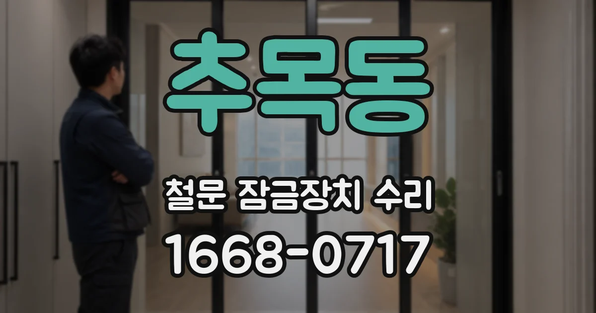추목동 철문 잠금장치 수리