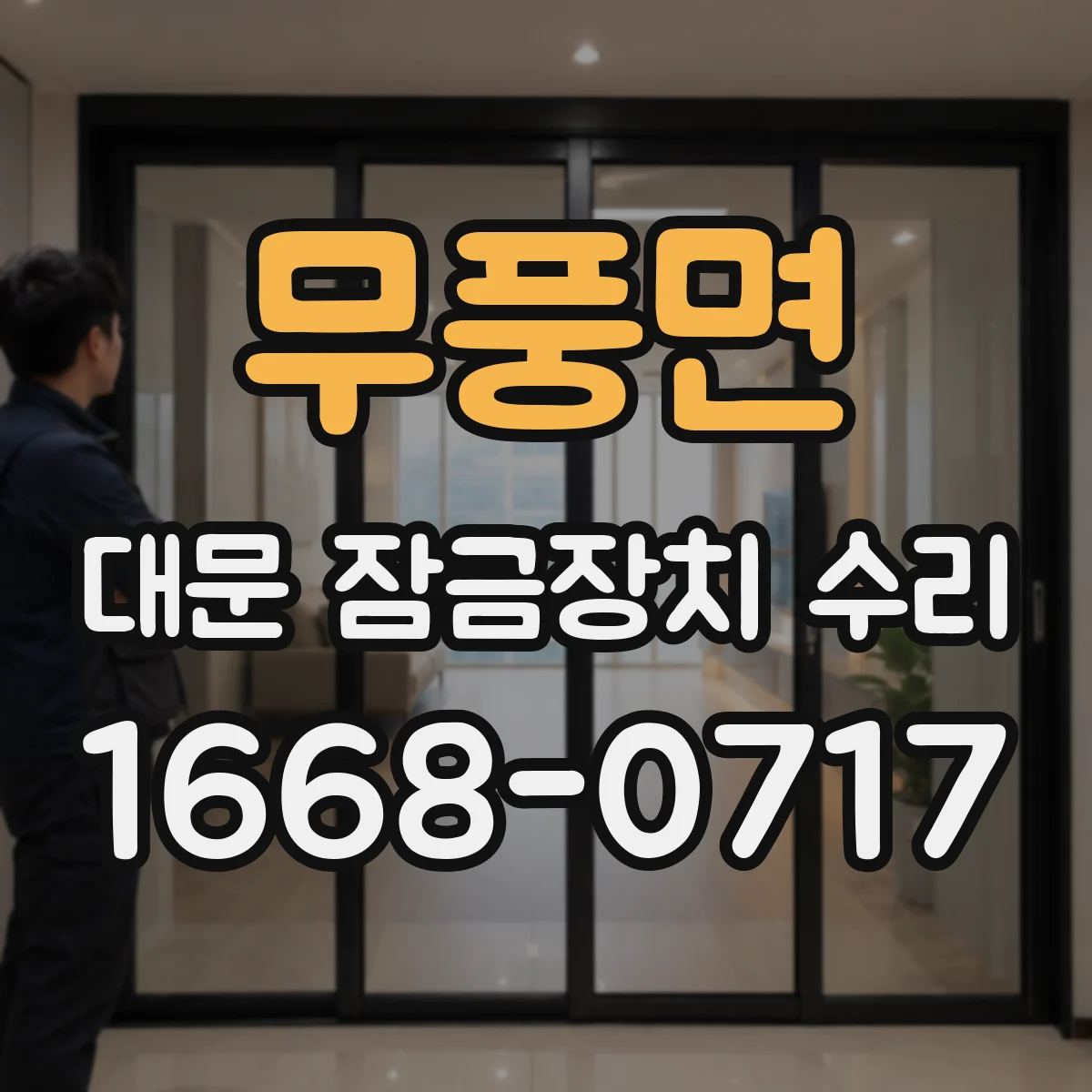 무풍면 대문 잠금장치 수리