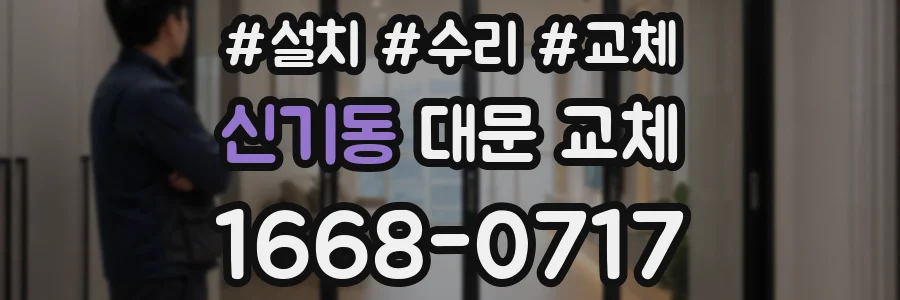 신기동 대문 교체