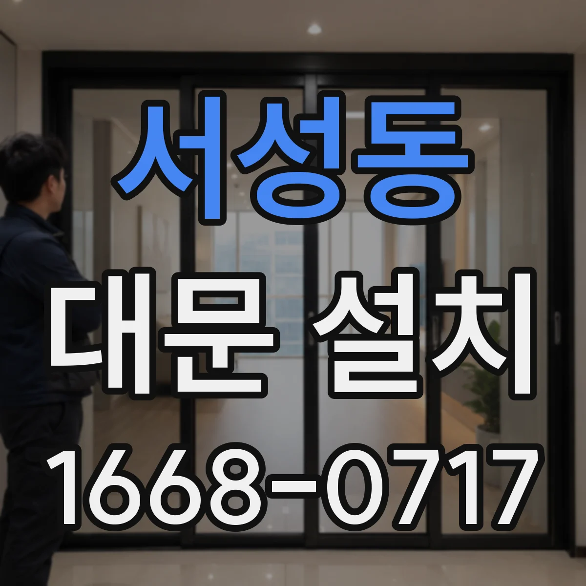 서성동 대문 설치