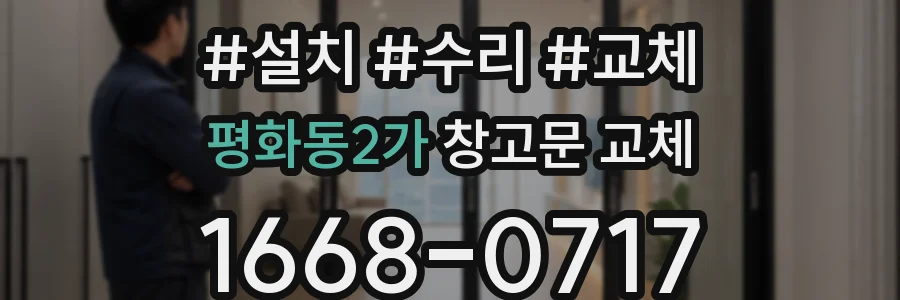 평화동2가 창고문 교체