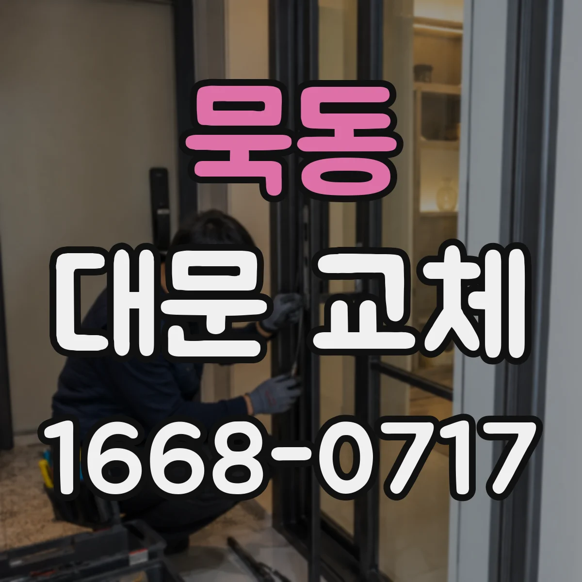 묵동 대문 교체