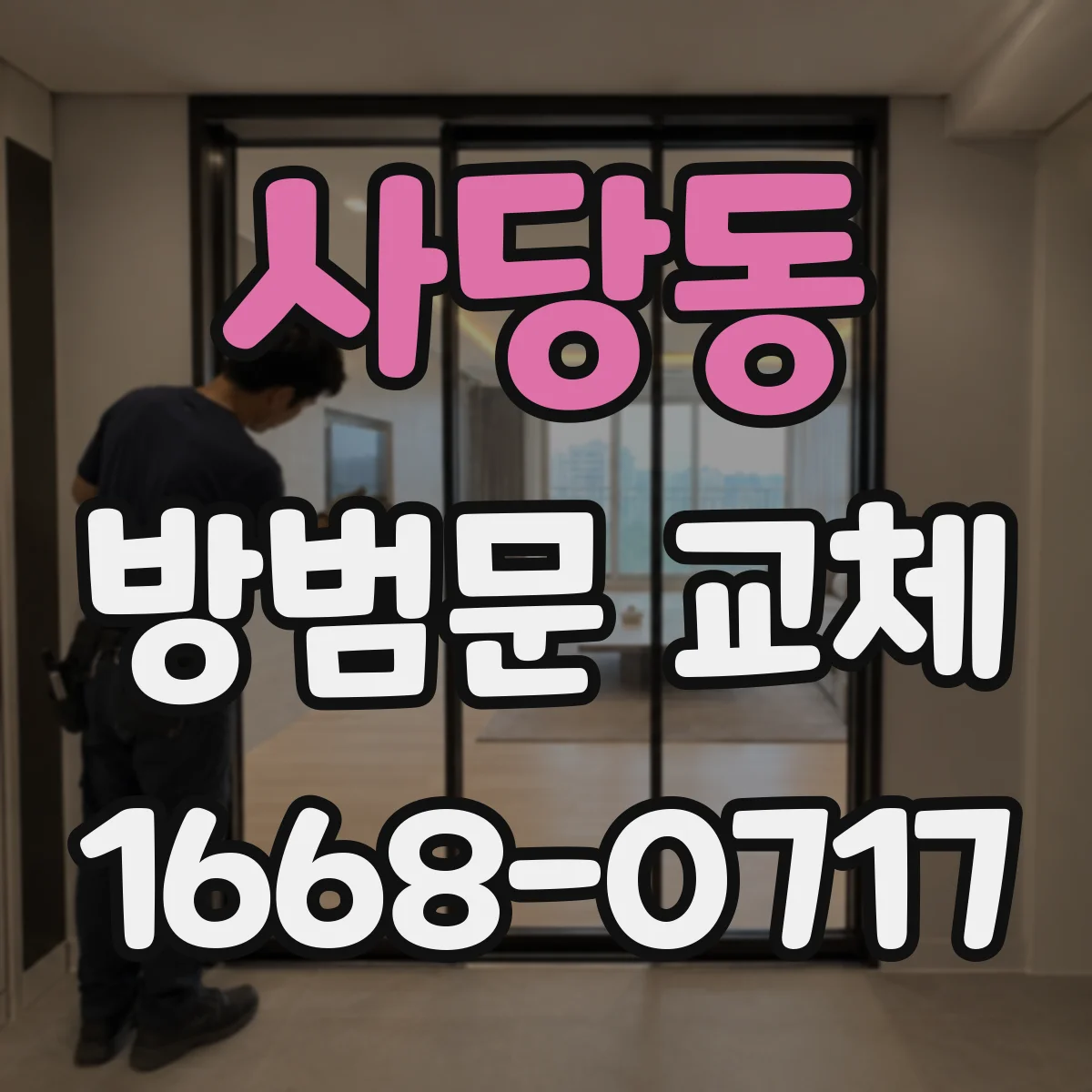 사당동 방범문 교체