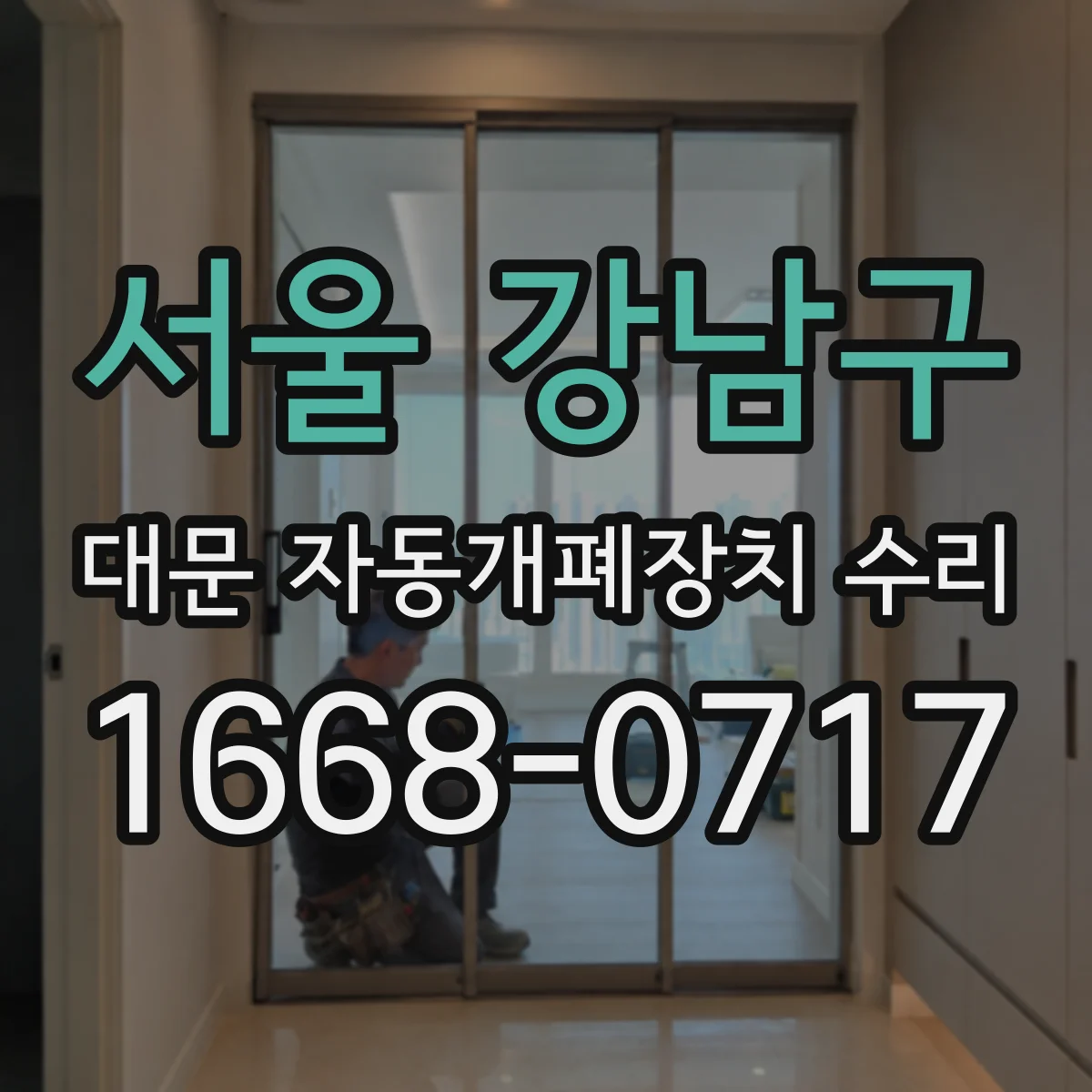 서울 강남구 대문 자동개폐장치 수리