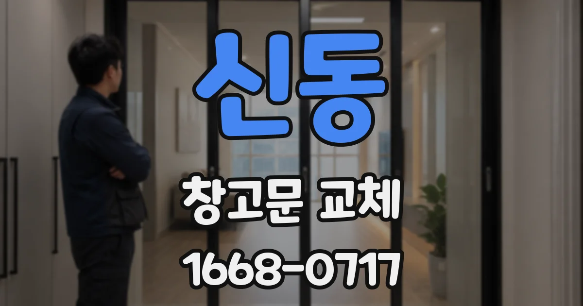 신동 창고문 교체