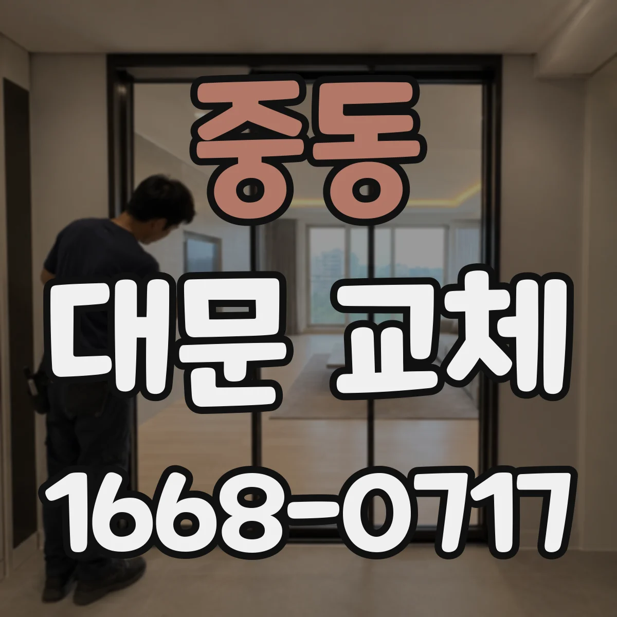 중동 대문 교체