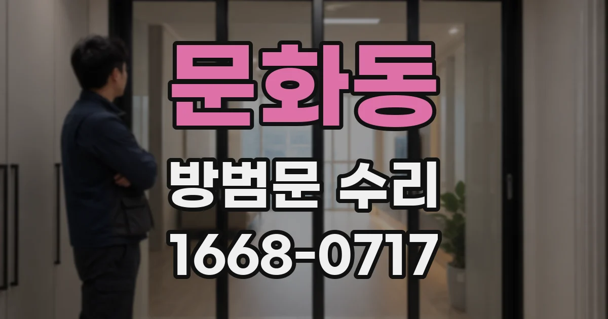 문화동 방범문 수리