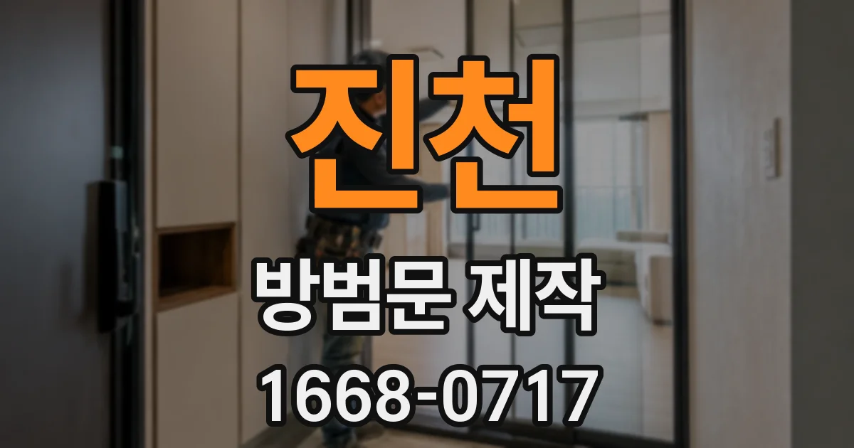 진천 방범문 제작