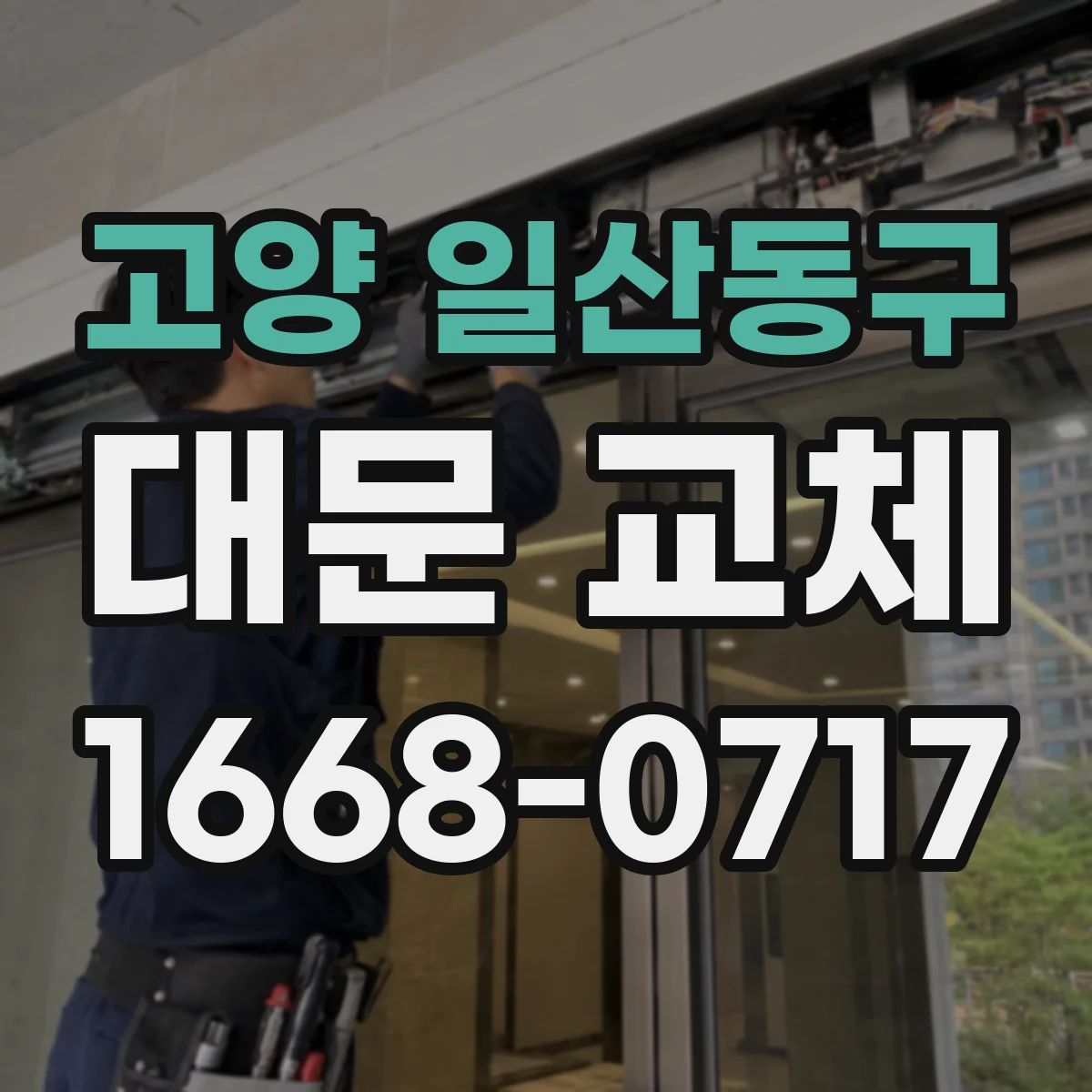 고양 일산동구 대문 교체