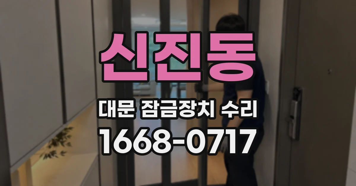 신진동 대문 잠금장치 수리
