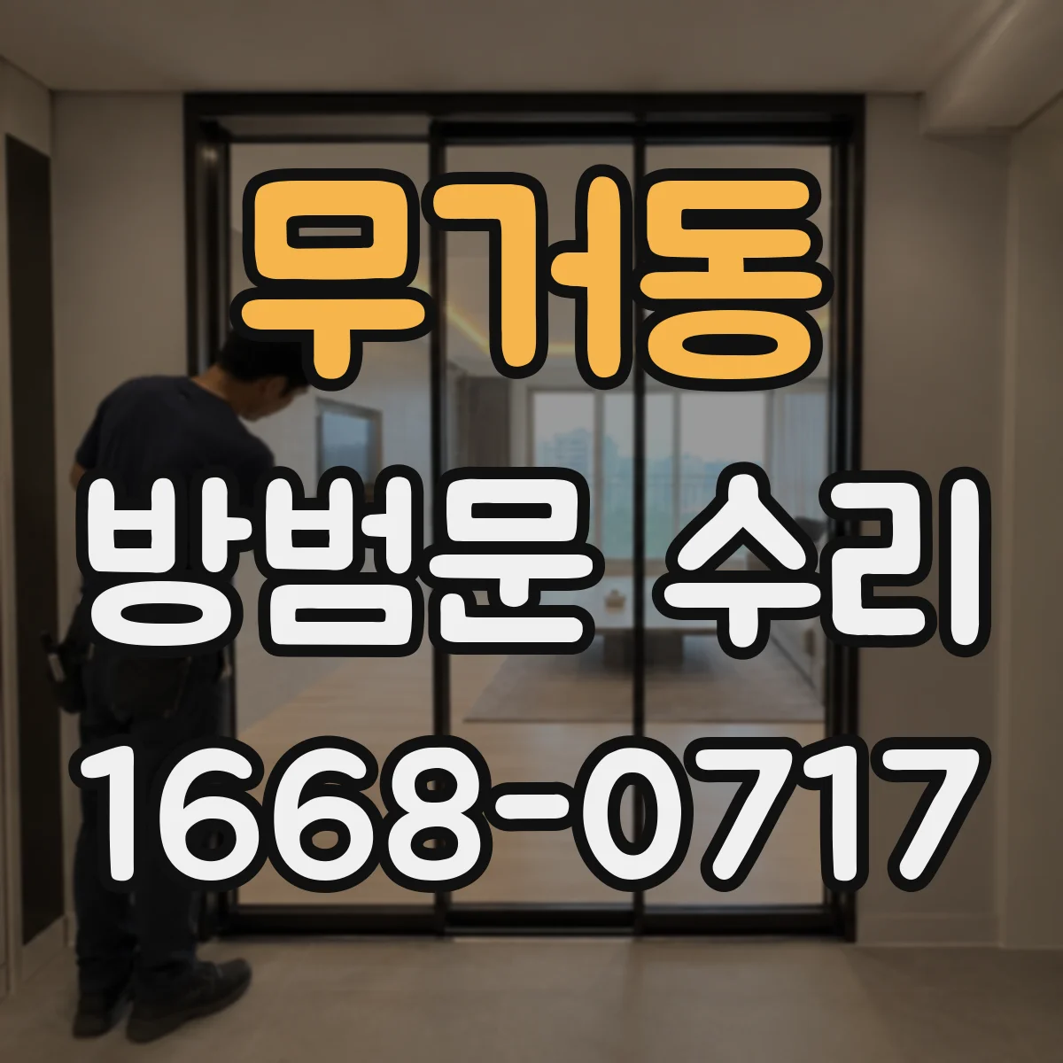 무거동 방범문 수리
