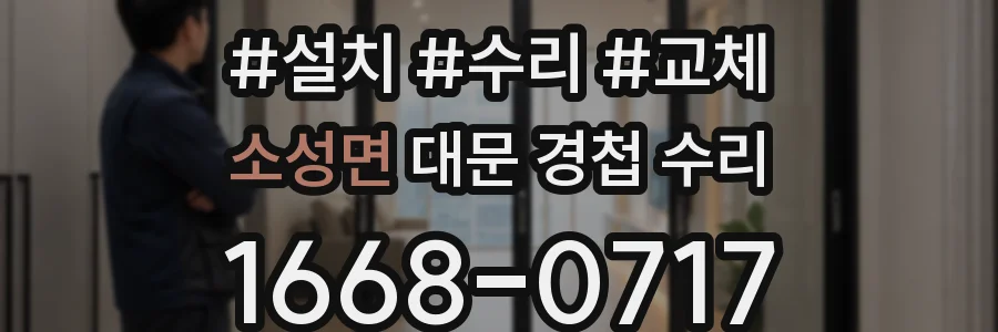 소성면 대문 경첩 수리