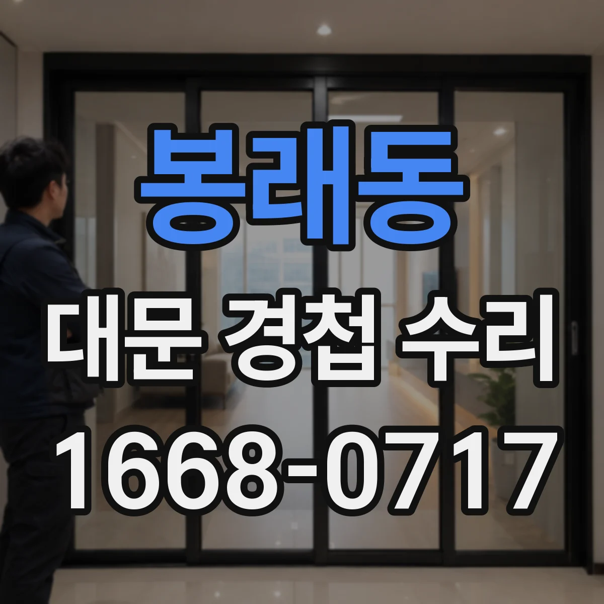 봉래동 대문 경첩 수리
