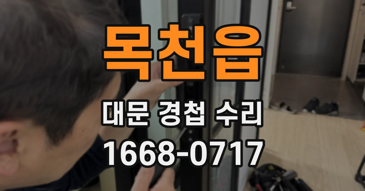 목천읍 대문 경첩 수리