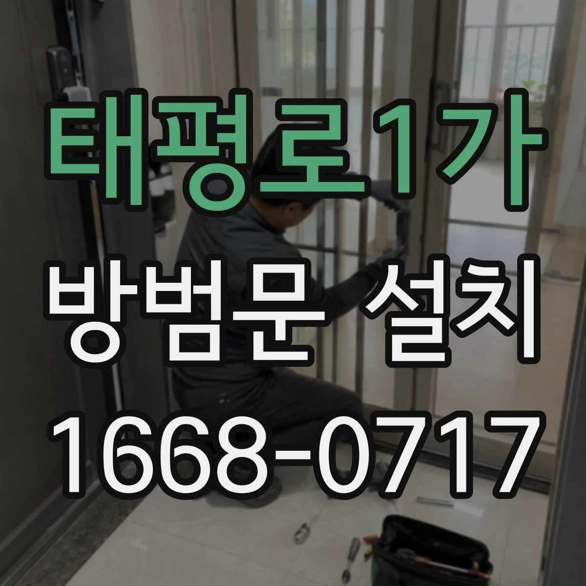 태평로1가 방범문 설치