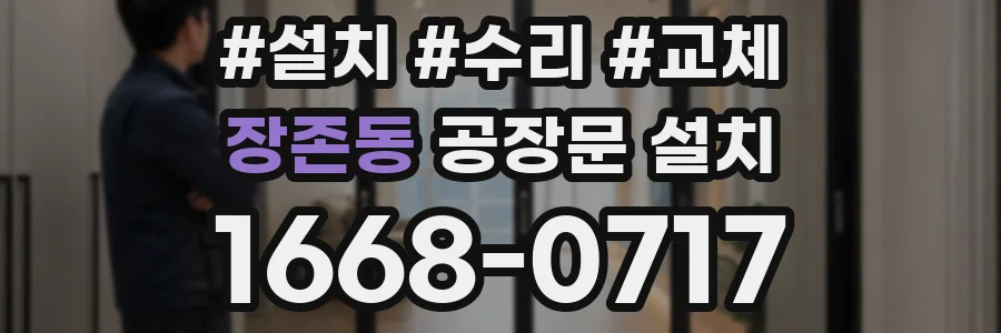 장존동 공장문 설치