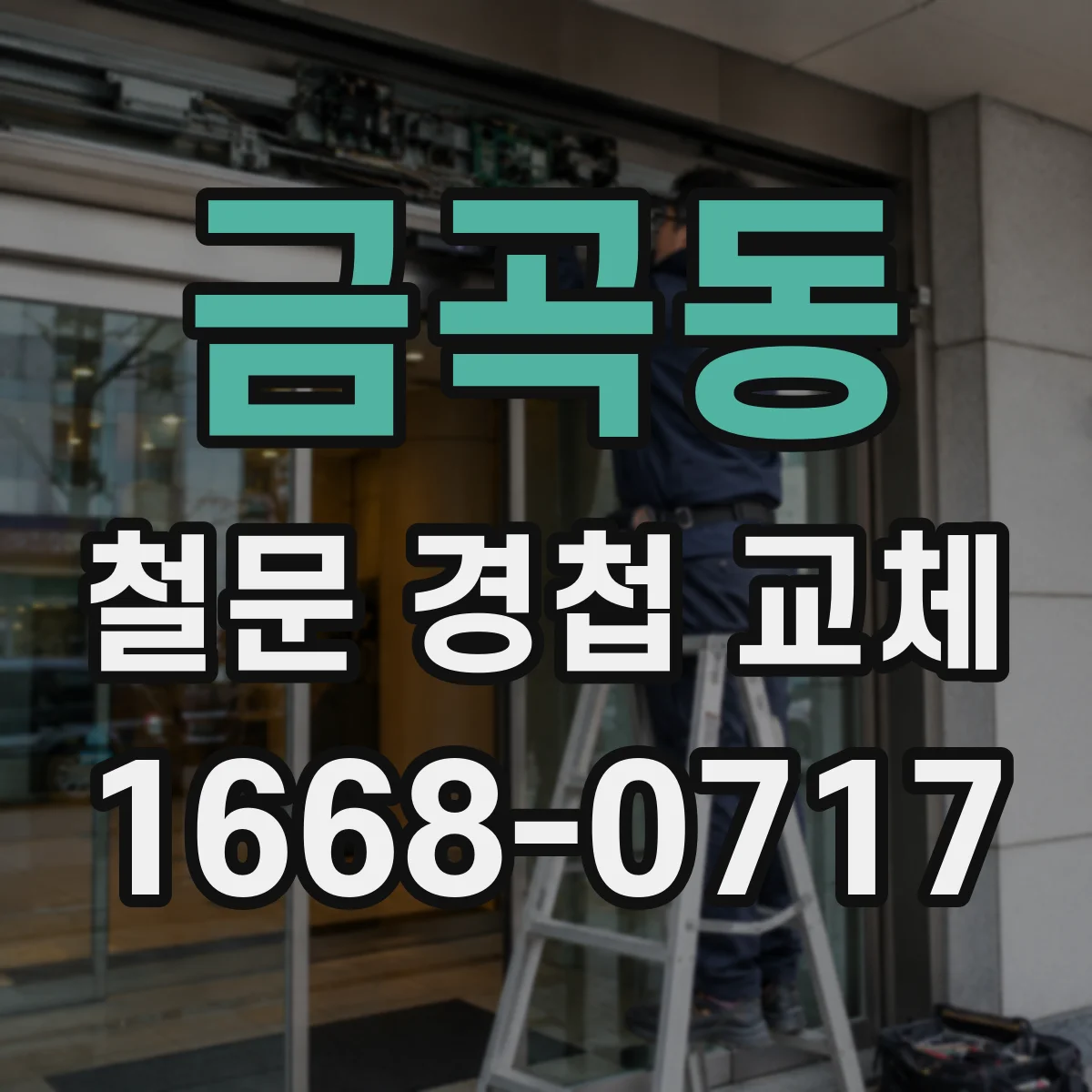 금곡동 철문 경첩 교체