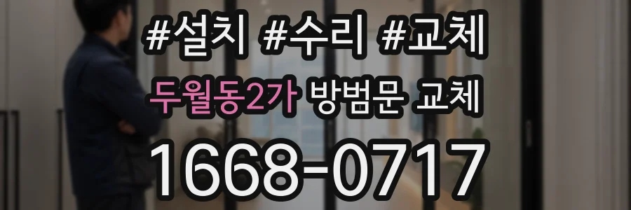 두월동2가 방범문 교체