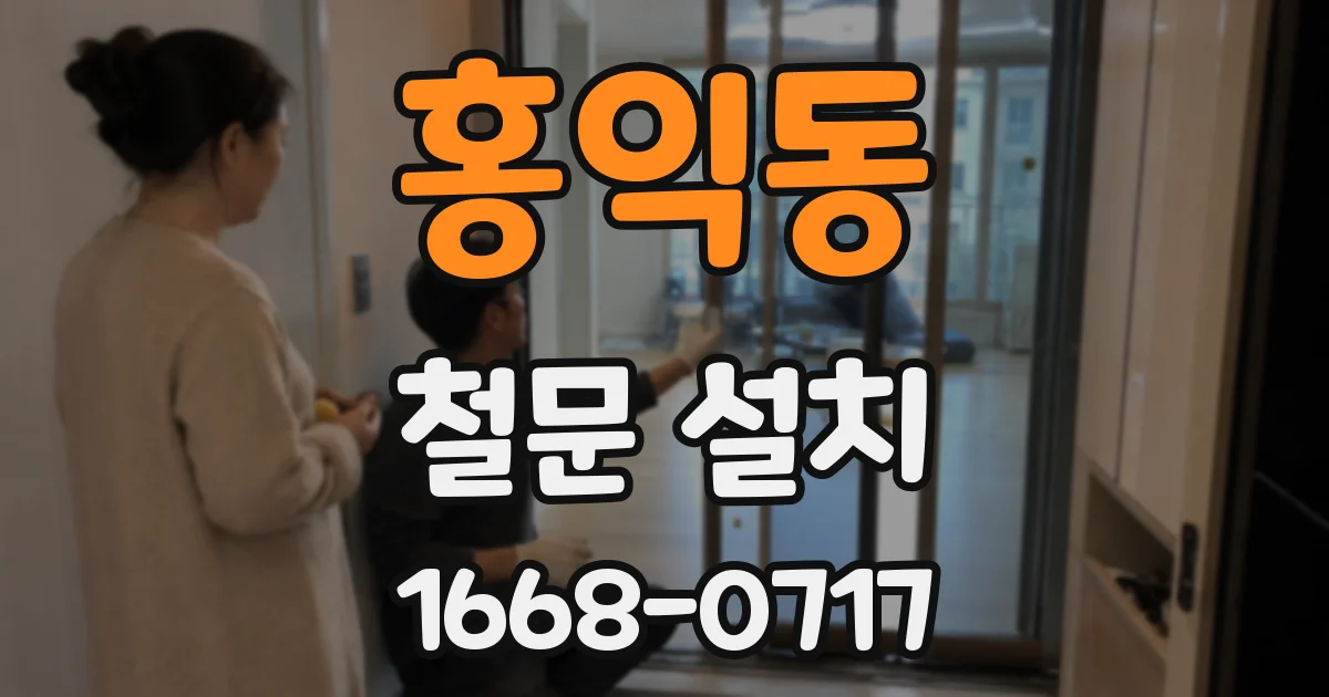 홍익동 철문 설치