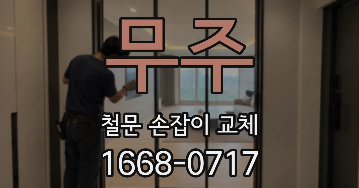 무주 철문 손잡이 교체