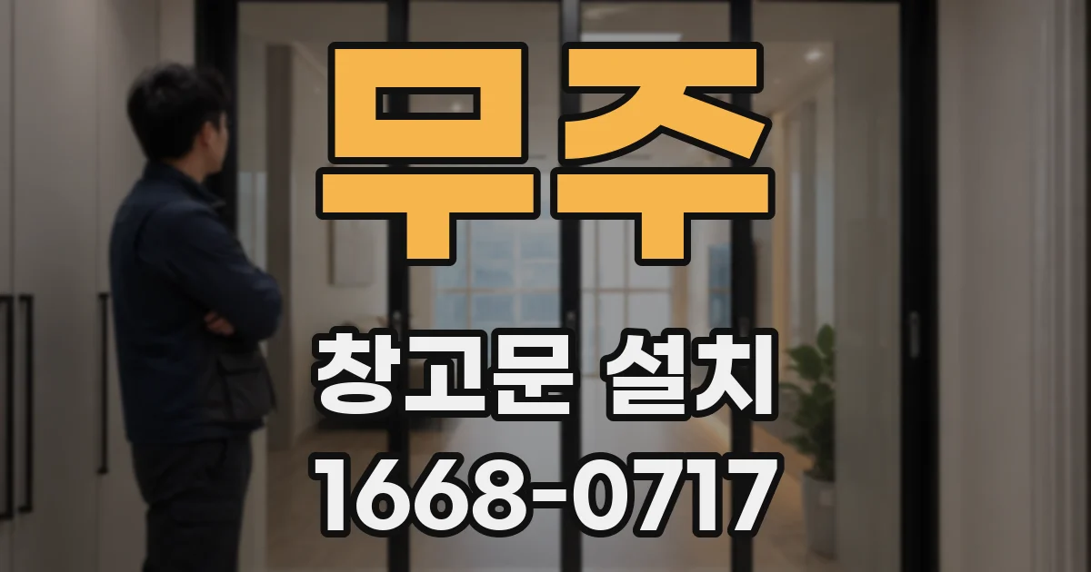 무주 창고문 설치