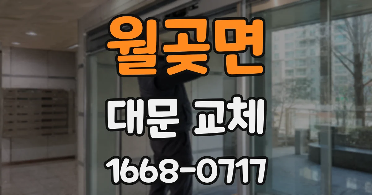 월곶면 대문 교체