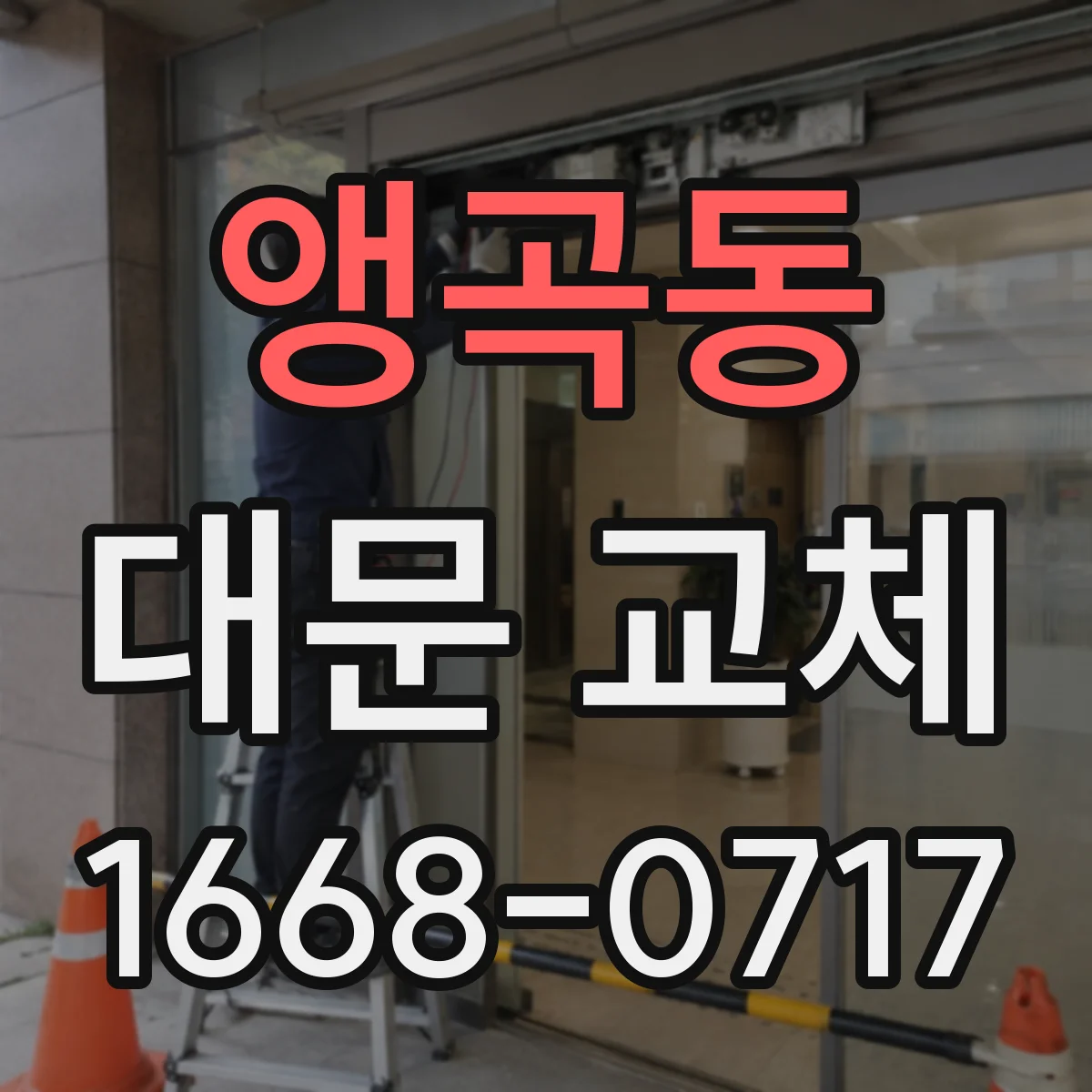 앵곡동 대문 교체