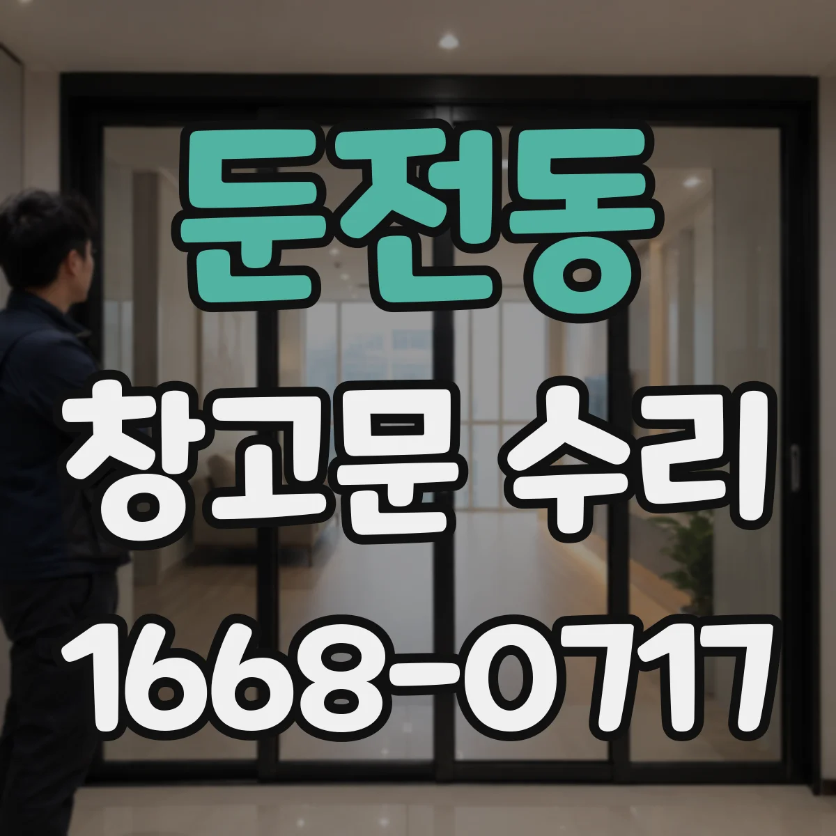 둔전동 창고문 수리