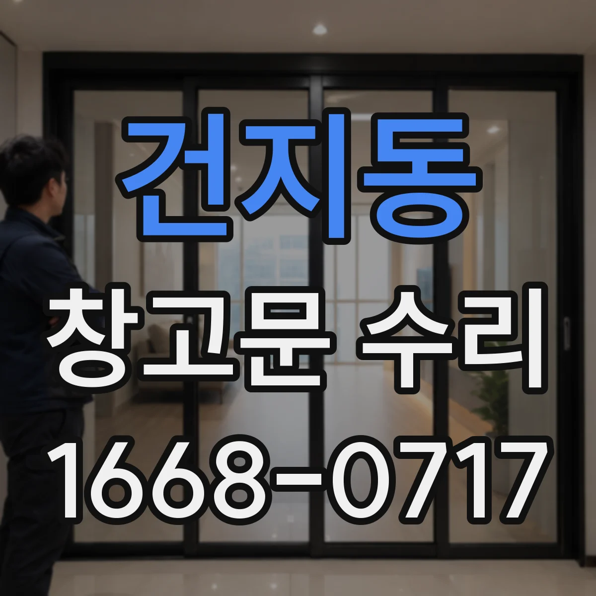 건지동 창고문 수리