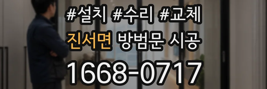 진서면 방범문 시공