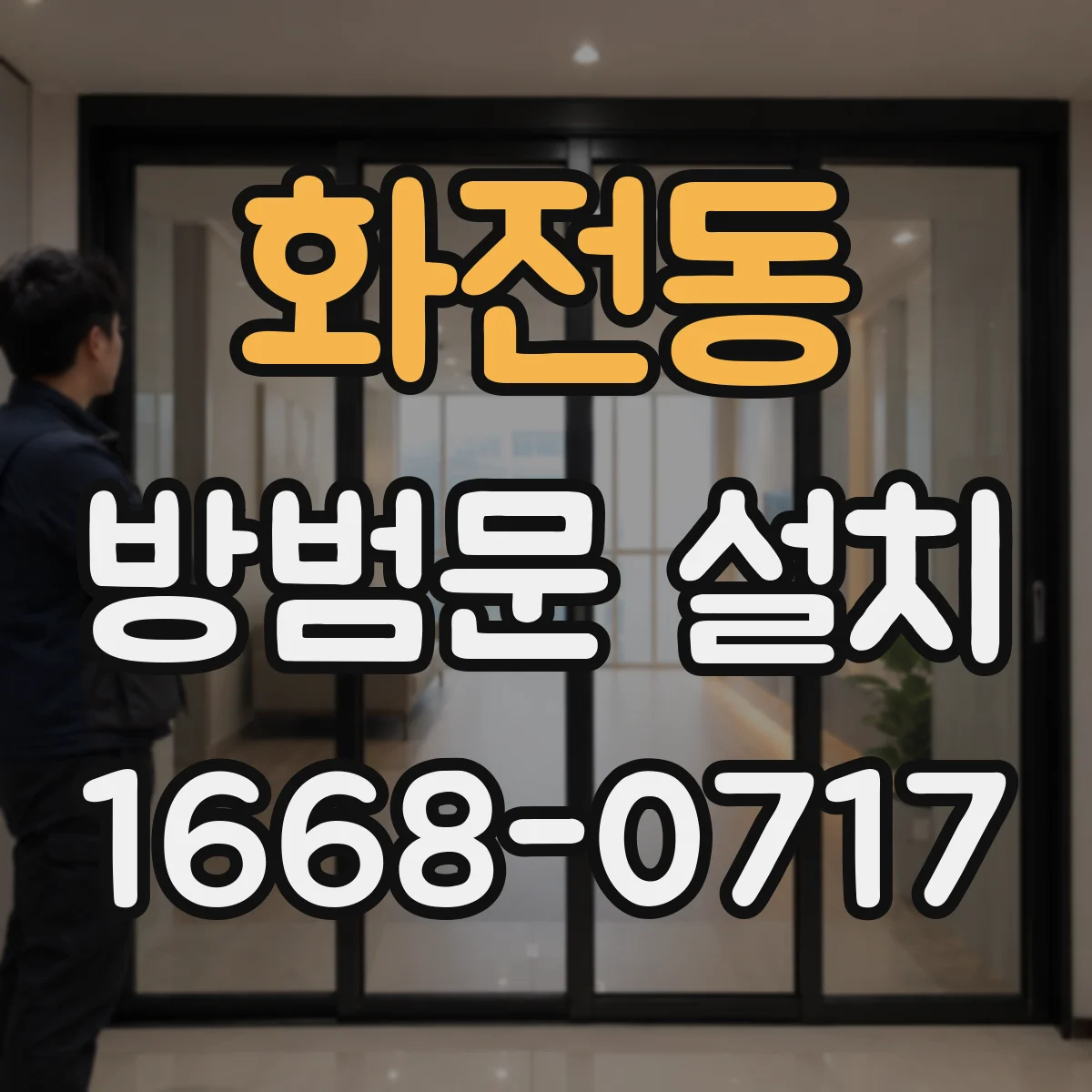 화전동 방범문 설치