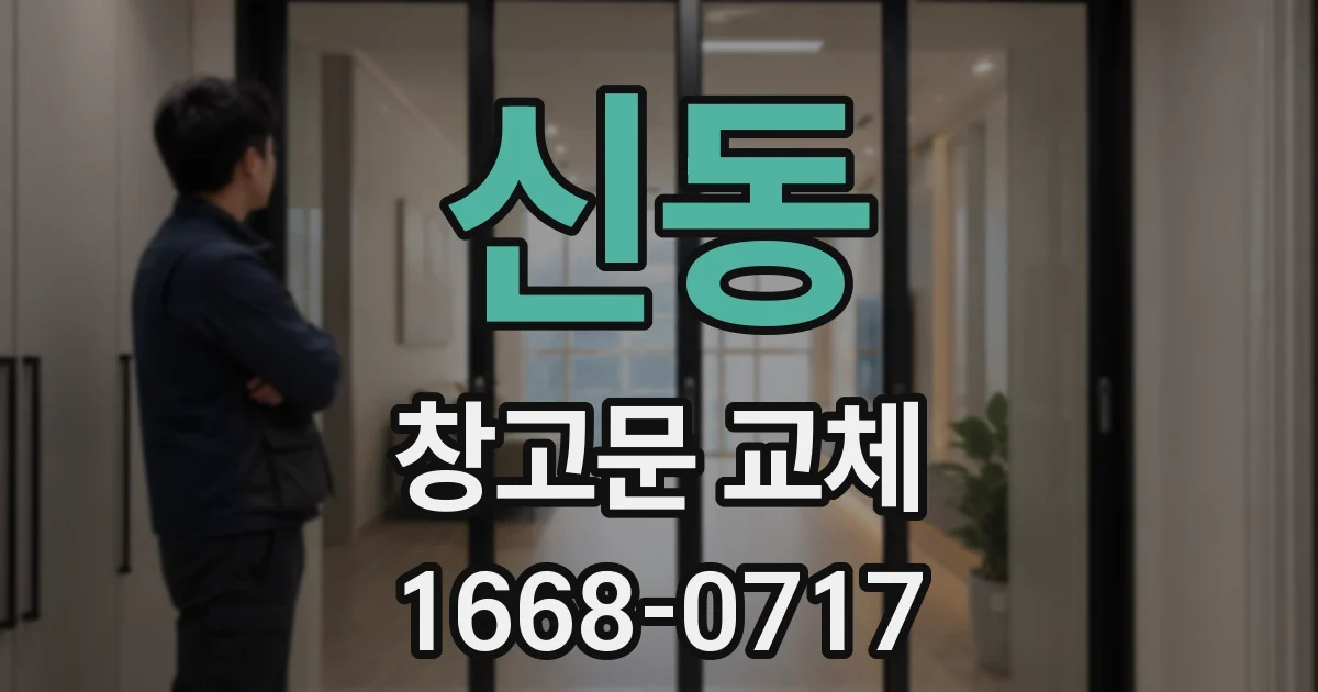 신동 창고문 교체