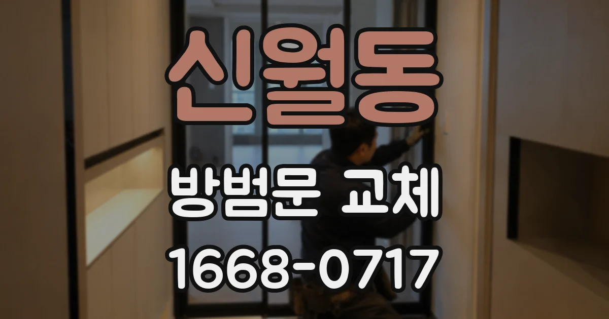 신월동 방범문 교체