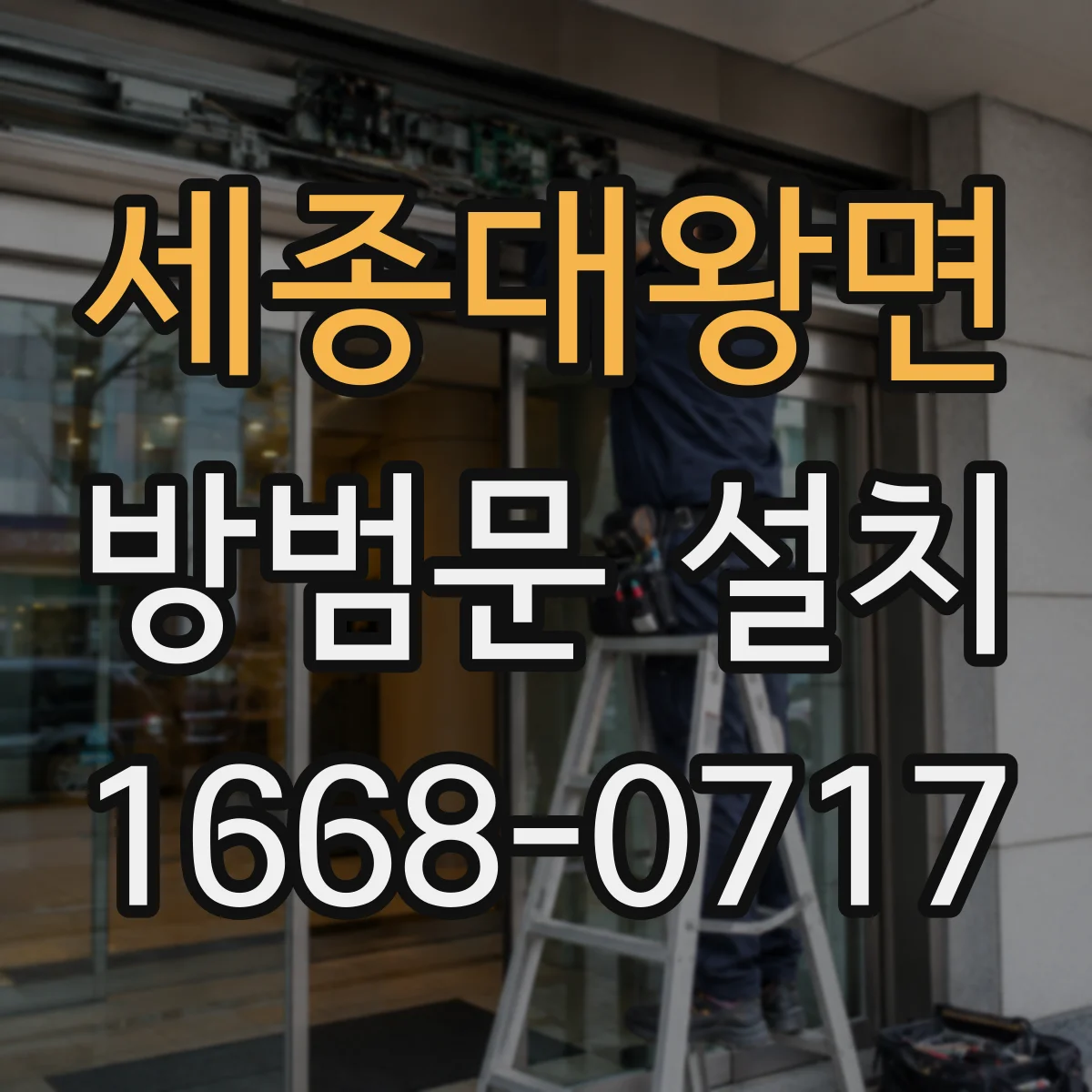 세종대왕면 방범문 설치