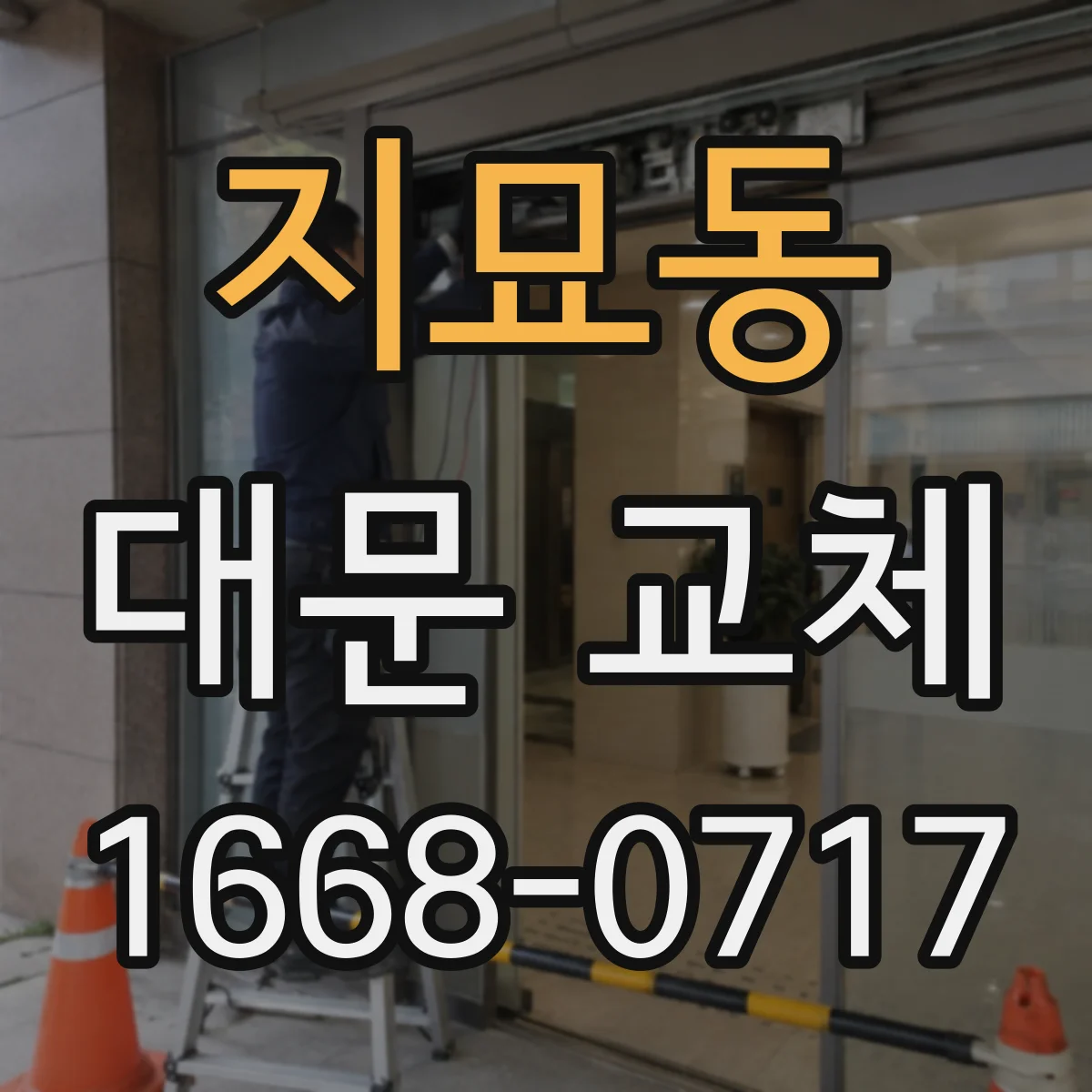 지묘동 대문 교체
