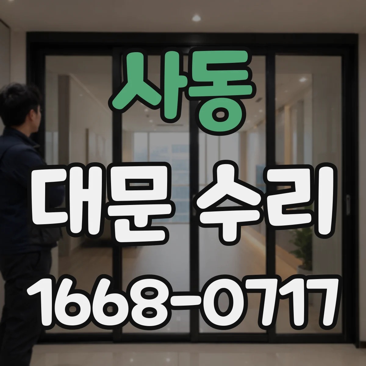 사동 대문 수리